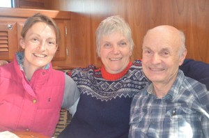 Susie, Mary-Anne and Larry on Traversay III 