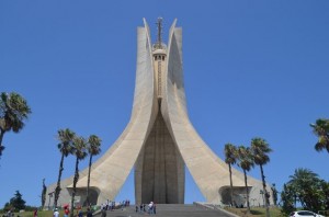 Algiers Monument to the Martyrs - aka banana skin