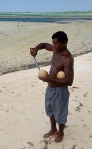 Michael the ward councillor opens up drinking coconuts