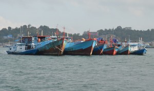 Fishing boats - our neighbours in Sorong