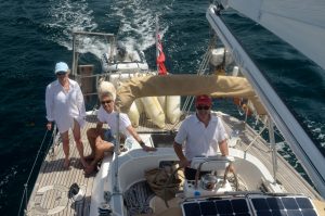 Sailing with Charlie and Nicola